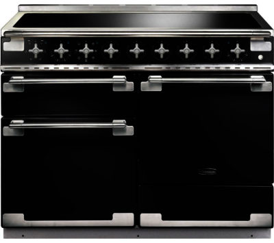 RANGEMASTER  Elise 110 Electric Induction Range Cooker - Black & Chrome